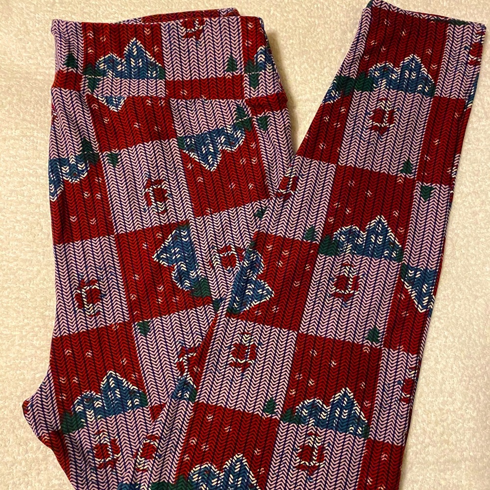 LuLaRoe TC2 leggings, size 18+, like new